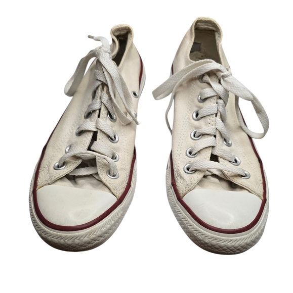 Converse Off White Low Top Converse Sneakers Womens 8 - Picture 2 of 9